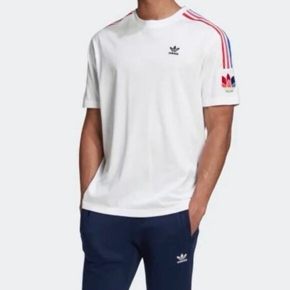 adidas | Shirts | Adicolor 3d Trefoil 3stripes Tee Sz XXL Mens - Picture 1 of 8